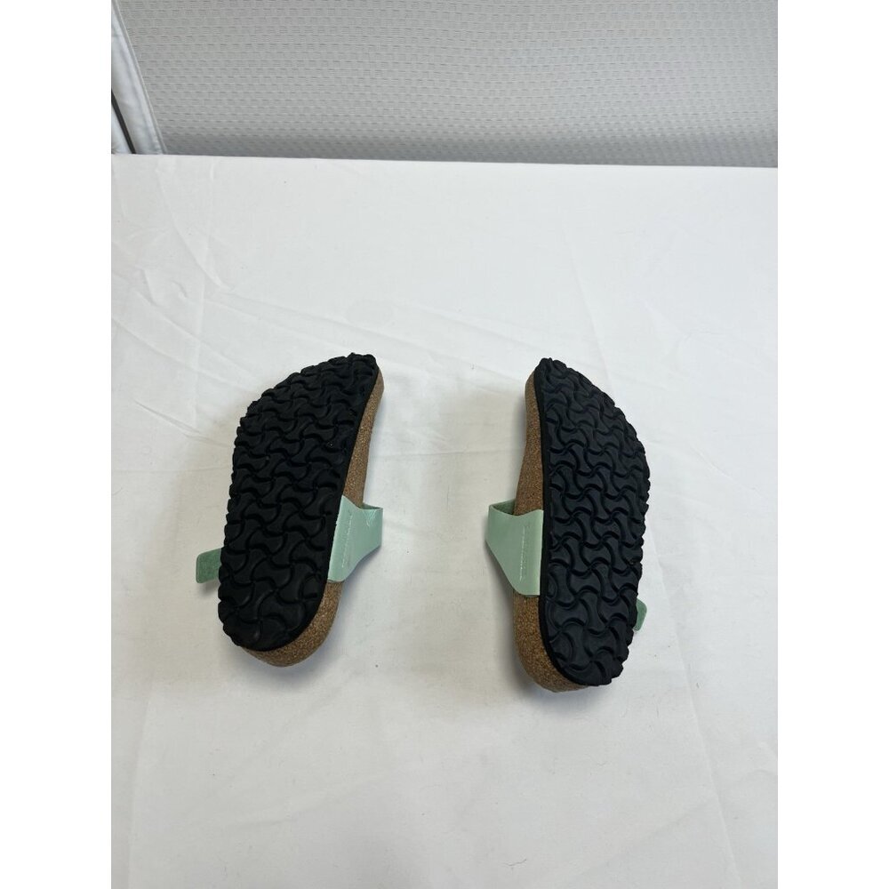 Birkenstock Pearl Green Women 38 Gizeh Slip On Thongs  Flat Sandal Shoes. 💚 - Picture 10 of 10
